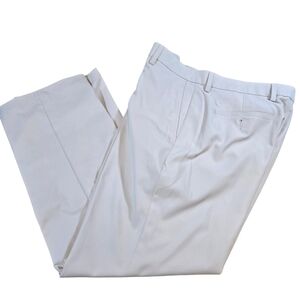 Callaway Golf Pants Men 36x30 Beige Performance Straight Leg Flat‎ Front AZ2063